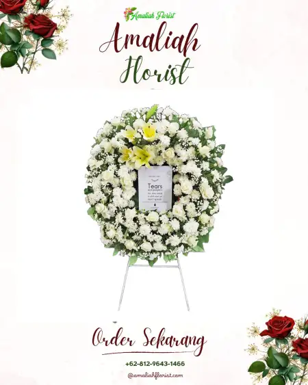 Krans Bunga Duka Pusakajaya Utara